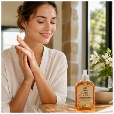 Le Petit Olivier Pur Savon Liquide de Marseille Fleur d'Oranger 300 ml