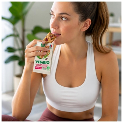 Vitabio Brusinky Mandle & Dýňová Semínka Bio Proteiny 3 Tyčinky