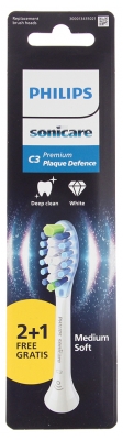 Philips Sonicare C3 Premium Plaque Defence HX9043/87 3 Têtes de Brosse