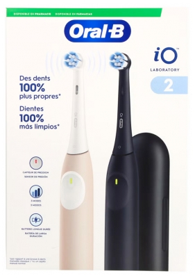 Oral-B IO Laboratory 2 Spazzolini Ricaricabili Duo + Accessori