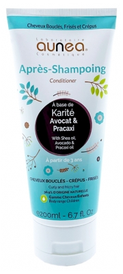 Aunéa Lasten Hoitoaine Kiharille, Kähärille ja Erittäin Kiharille Hiuslaaduille 200 ml