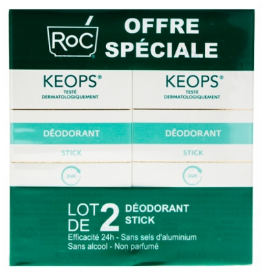 RoC Keops Dezodoranta Zīmulis 2 x 40 ml