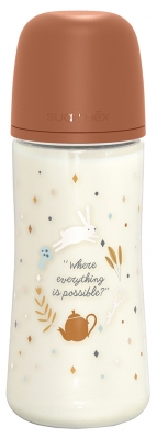 Suavinex Wonderland Mamadeira Bico Simétrico Fluxo Rápido 360 ml 6 Meses e +