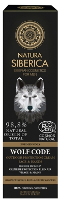 Natura Siberica Hombre Crema Facial y de Manos Le Code du Loup 80 ml
