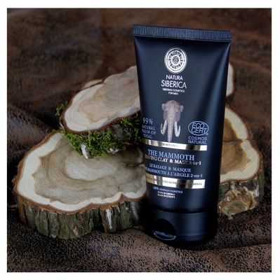 Natura Siberica Hombre Afeitado y Mascarilla 2en1 El Afeitado Perfecto del Mamut 150 ml