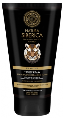 Natura Siberica Mænd Tigers'Paw Vitaliserende Ansigtspeeling 150 ml