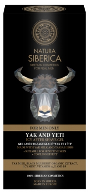 Natura Siberica Männer Yak und Yeti Gefrorenes After Shave Gel 150 ml