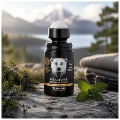 Natura Siberica Homme Polar Force Déodorant Menthe et Genévrier Roll-On 50 ml