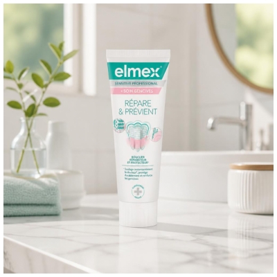 Elmex Sensitive Professional Reparerer & Forebygger + Tandkødspleje 75 ml