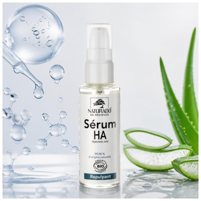Naturado en Provence Bio Pretgrumbu Hialuronskābes Serums 40 ml