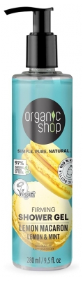Organic Shop Zpevňující sprchový gel Macaron Citron 280 ml