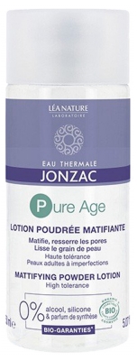 Eau Thermale Jonzac Pure Age Lotion Poudrée Matifiante Bio 150 ml