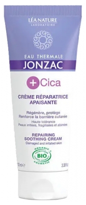 Eau Thermale Jonzac +Cica Crème Réparatrice Apaisante Bio 100 ml