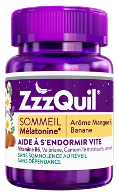ZzzQuil Sommeil Mango & Banaani 30 Gummies