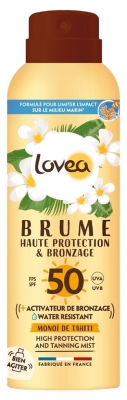 Lovea Mlha s vysokou ochranou & Opalování Monoï de Tahiti SPF50 150 ml