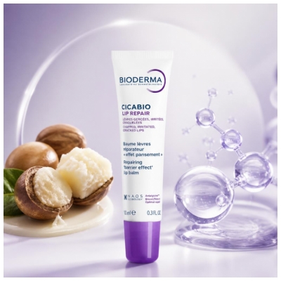 Bioderma Cicabio Läppbalsam Reparerande 10 ml