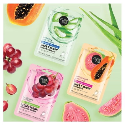 Organic Shop Kolagēna terapija 1 Savelkošā un Atjaunojošā Papīra Maska