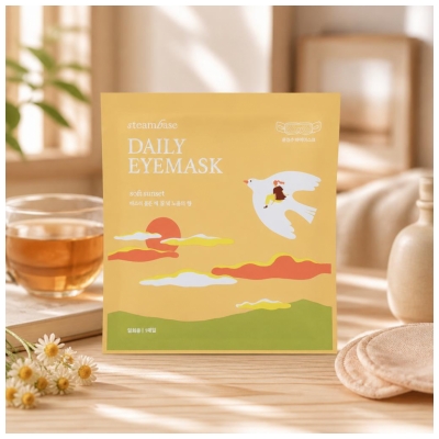 Steambase Itsekuumeneva Silmänaamio Soft Sunset