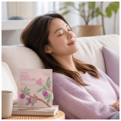 Steambase Masque Auto-Chauffant pour les Yeux Sweet Fig 1
