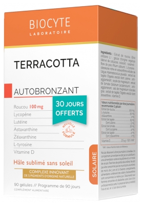 Biocyte Autobronceador Terracota 90 Cápsulas