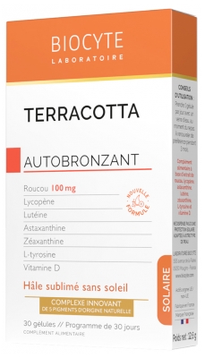 Biocyte Terracotta Autobronceador 30 Cápsulas