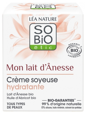 Léa Nature SO BIO étic Mon Lait D'Ânesse Crema Idratante Setosa Biologica 50 ml