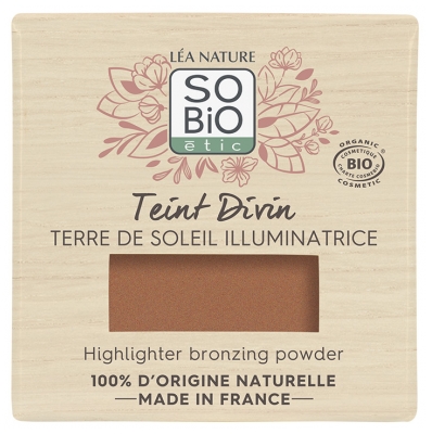 Léa Nature SO BIO étic Teint Divin Terre de Soleil Illuminatrice Bio 8 g - Teinte : 15 Doré Médium
