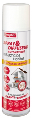 Beaphar Espray & Diffuseur Automatique Insecticide Habitat 250 ml