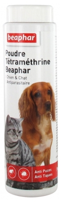 Beaphar Tetramethrin Pulver Hund og Kat 150 g