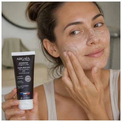 Argaïa Face and Body White Clay Scrub 100 ml