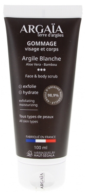 Argaïa Face and Body White Clay Scrub 100 ml
