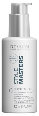 Revlon Professional Style Masters 0 Brightastic Sérum Pré-Coiffage Brillance + Anti-Frisottis 100 ml