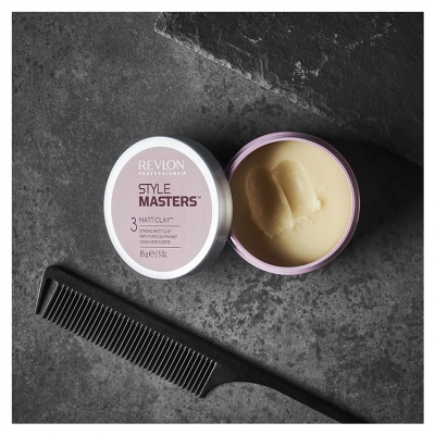 Revlon Professional Maestros del Estilo 3 Matt Clay Cire Pâte Forte au Fini Mat 85 g
