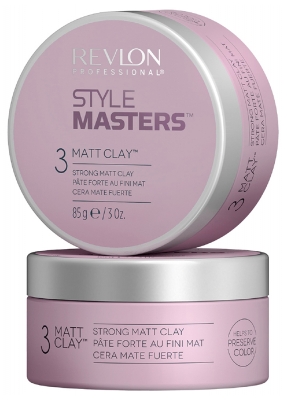 Revlon Professional Maestros del Estilo 3 Matt Clay Cire Pâte Forte au Fini Mat 85 g