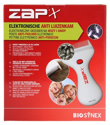 Biosynex Zap'x Peigne Anti-Poux Électronique