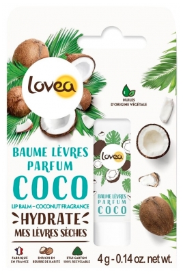 Balsam de buze Lovea cu aromă de cocos 4 g