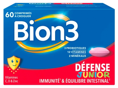 Bion 3 Defensa Junior 60 Comprimidos Masticables