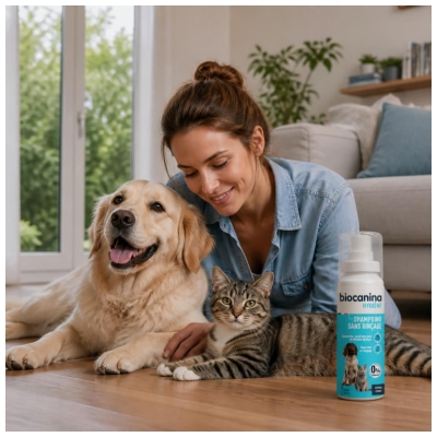 Biocanina Champú sin Aclarado Para Perros y Gatos 100 ml