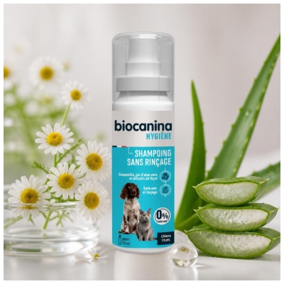 Biocanina Hygiene Shampoo Senza Risciacquo per Cani e Gatti 100 ml