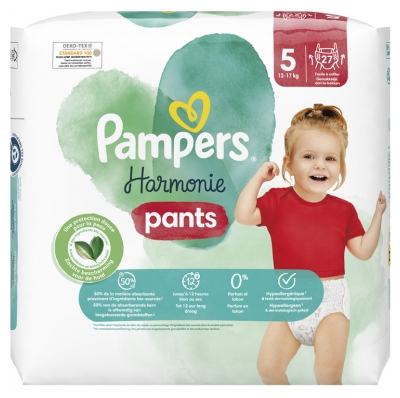 Pampers Harmonie Størrelse 5 27 Blebukser (12-17 kg)