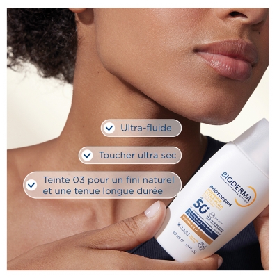 Bioderma Photoderm XDefense Ultra-Fluid SPF50+ Teinté 40 ml - Teinte : 04