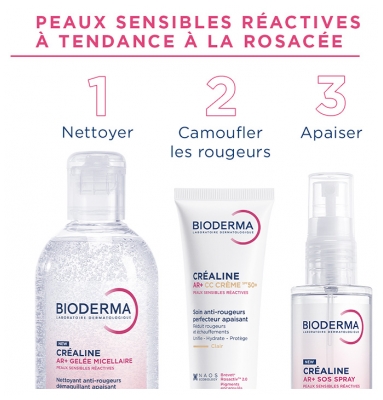 Bioderma Créaline AR + CC Crème SPF50+ 40 ml