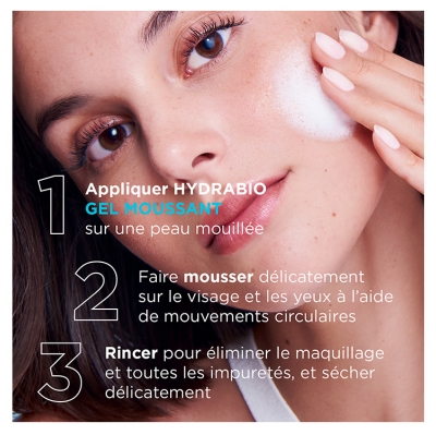 Bioderma Hydrabio Gel Moussant Nettoyant Micellaire Hydratant 24H 400 ml