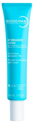 Bioderma Hydrabio Crema de Apă Hidratantă Ușoară 72H 40 ml