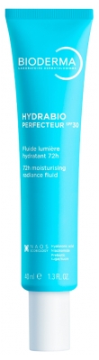 Bioderma Hydrabio Švytėjimo fluidas drėkintuvas 72H SPF30 40 ml