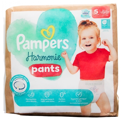 Pampers Harmonie Hlačke Velikost 5 27 Pleničk (12-17 kg)