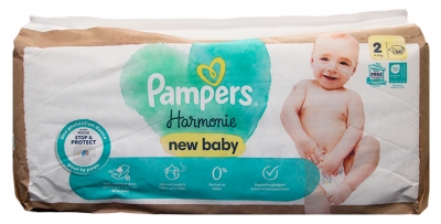 Pampers New Baby Harmonie Taille 2 50 Couches (4-8 kg)