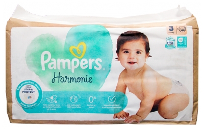 Pampers Armonia Taglia 3 44 Pannolini (6-10 kg)