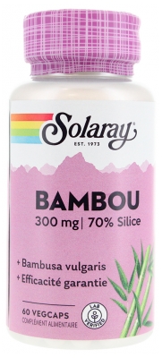 Solaray Bambou 60 Capsules Végétales