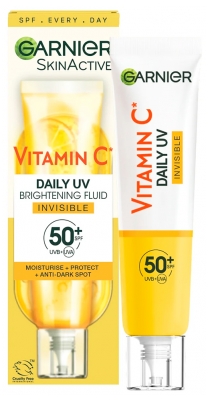 Fluido Diário Anti-UV Anti-Manchas Invisível Vitamina C Garnier SkinActive FPS50 + 40 ml